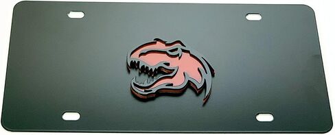 Lolosale 3D Dinosaur T-Rex License Plate Tag Stainless Steel for RAM TRX in Saudi Arabia