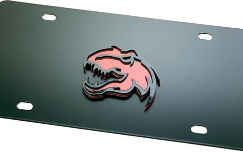 Lolosale 3D Dinosaur T-Rex License Plate Tag Stainless Steel for RAM TRX in Saudi Arabia