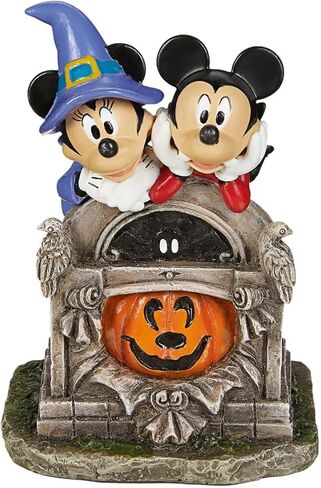 لحظات في الوقت المناسب مجموعة موسيقى LED مكونة من 12 قطعة من Halloween Village مع شخصيات كرتونية مصنوعة يدويًا، تعمل بالبطارية، وتتميز بمؤقت لمنازل وتماثيل مسكونة مضاءة in Saudi Arabia