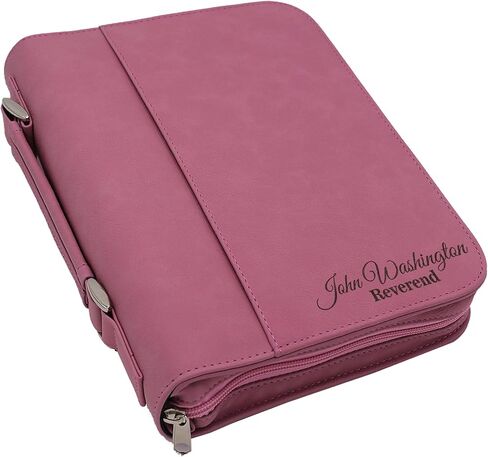 Personalized Bible Cover Holder Case with Carrying Handle for Men and Women (Rawhide with Gold) in Saudi Arabia