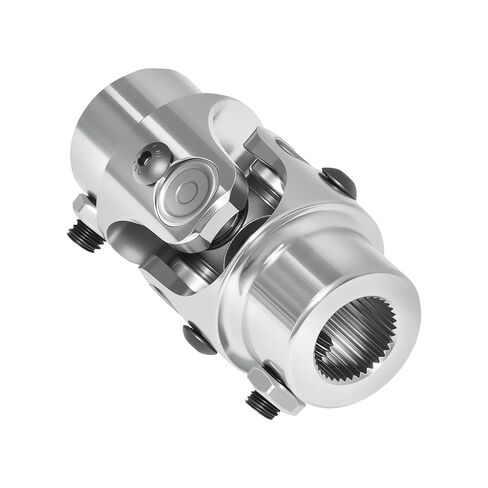 3/4" -36 Spline × 3/4" DD Chrome Single Universal U-Joint for Steering Shaft in Saudi Arabia