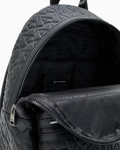 Armani Exchange Men's Liam Backpack, Black, One Size in Saudi Arabia