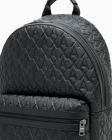 Armani Exchange Men's Liam Backpack, Black, One Size in Saudi Arabia
