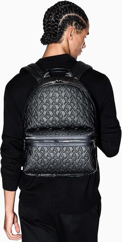 Armani Exchange Men's Liam Backpack, Black, One Size in Saudi Arabia