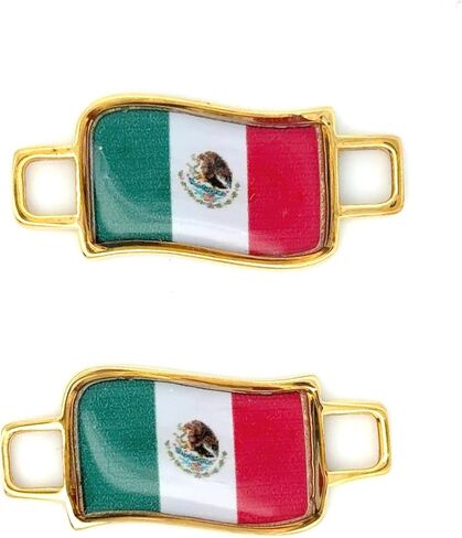 2 العلم المكسيكي سحر الحذاء الدانتيل حامل سحر بلد المكسيك in Kuwait