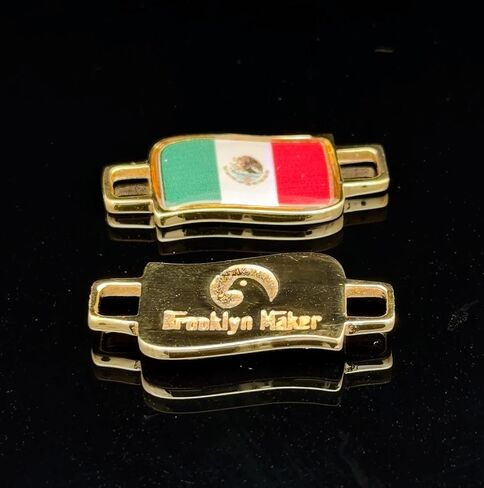 2 العلم المكسيكي سحر الحذاء الدانتيل حامل سحر بلد المكسيك in Kuwait