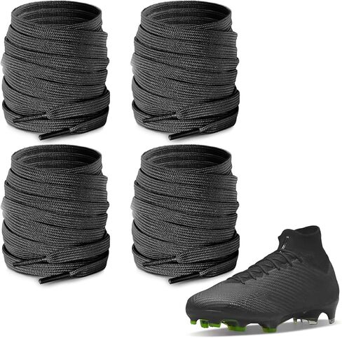 زوجان من أربطة كرة القدم من UamGlsob من أجل أحذية Nike Mercurial Vapor/Superfly - أربطة أحذية مسطحة ممتازة لكرة القدم، قفل معزز in Saudi Arabia