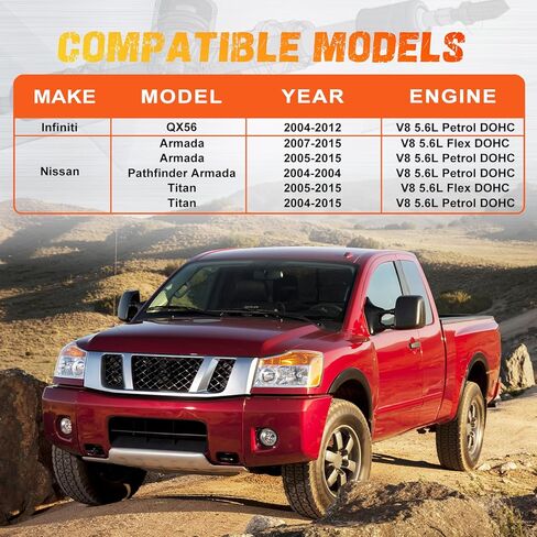 97-3023 Power Steering Rack and Pinion Compatible with Nissan Titan 2004-2015, Armada 2005-2015, Pathfinder Armada 2004 & Infiniti QX56 2004-2012, 5.6L, Replace OE 49001ZH50A, 973023, 26-3023 in Saudi Arabia