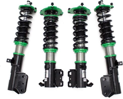 مجموعة خفض نظام التعليق Rev9 R9-HS2-066_1 Hyper-Street II Coilover، صدمة أحادية الأنبوب مع إعداد ارتداد 32 نقرة، طول كامل قابل للتعديل، متوافق مع Toyota Corolla (E130) 2003-08 in Saudi Arabia