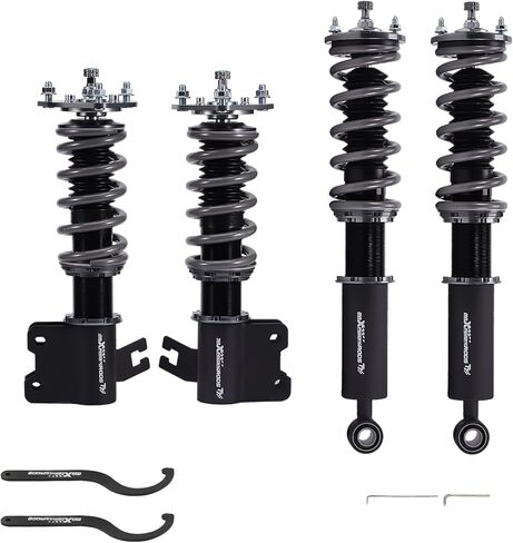 maXpeedingrods Coilover for Nissan S13 240SX 1989-1994, 24 Levels Damper Adjustable Coilovers Suspension Kit, Height Adjustable Shock Absorber Struts, Lowering Kit, T7 Upgrade Racing Series in Saudi Arabia