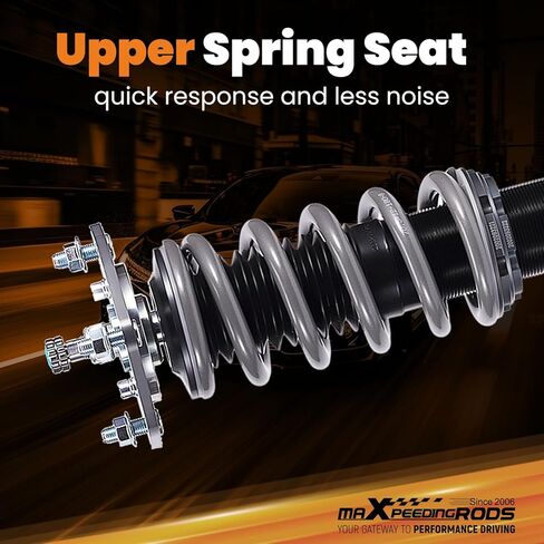 maXpeedingrods Coilover for Nissan S13 240SX 1989-1994, 24 Levels Damper Adjustable Coilovers Suspension Kit, Height Adjustable Shock Absorber Struts, Lowering Kit, T7 Upgrade Racing Series in Saudi Arabia