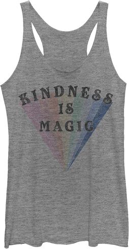 Women's Chin UP Kindness is Magic Rainbow Racerback Tank Top in Saudi Arabia