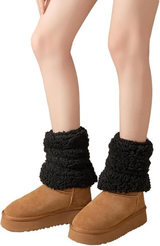 أساور حذاء Lunedear للسيدات للشتاء دافئة ودافئة للكاحل in Kuwait