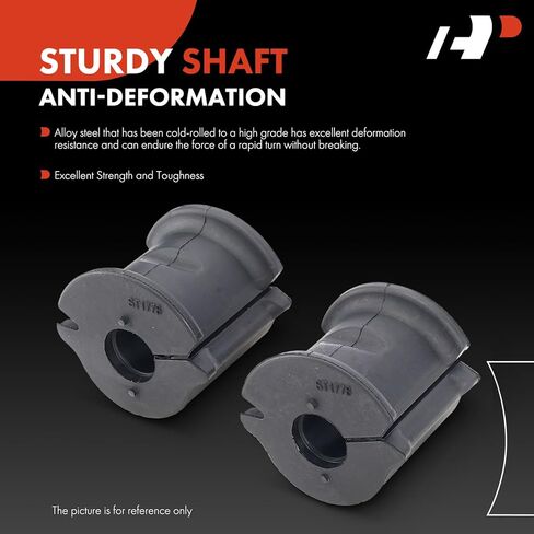 مجموعة جلبة A-Premium 2 × من الأمام إلى الإطار، متوافقة مع Ford Escape 2005-2007 وMazda Tribute 2005-2006 وMercury Mariner 2005-2007 in Saudi Arabia
