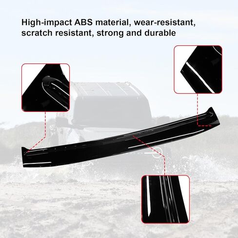 Hood Deflector Protector for Ford Bronco 4-Door & 2-Door 2021-2025 Trail Armor Glossy Black Hood Shield Bug Guard in Saudi Arabia