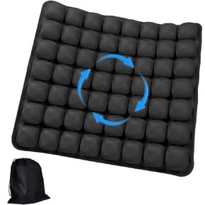Inflating Pressure Relief Cushion, Breathable 3D Air Cell Seat Cushion, Suitable for Long Flights Office, Wheelchair, Cars Sedentary People to Use Relieves Sciatica in Saudi Arabia