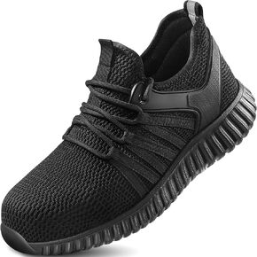 Steel Toe Shoes for Men Women丨Waterproof Non Slip Work Shoes丨Indestructible Industrial Construction Roofing Walking Safety Sneakers in Saudi Arabia