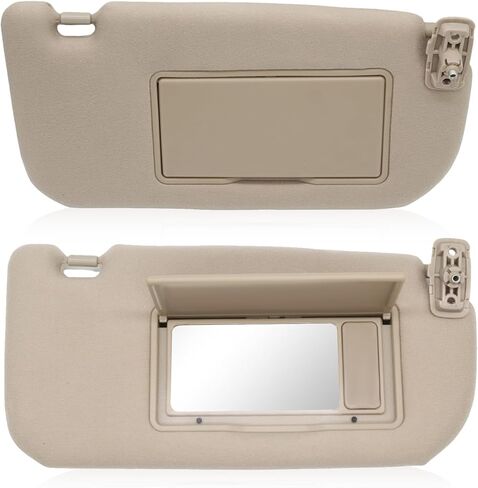 Grey Sun Visor Pair Compatible with SPOR-Tage 2005-2010 Driver Passenger Side Without Light Replace 85202-1F090LX 85201-1F090LX 85202-1F690LX 85201-1F690LX in Saudi Arabia