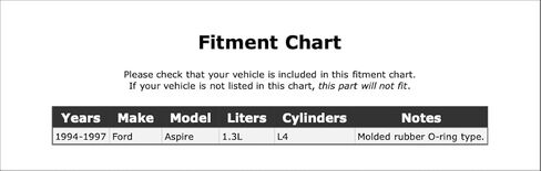 Distributor Mounting Gasket Compatible With Ford Aspire 1.3L L4 1997 1996 1995 1994 P-3990833 in Saudi Arabia