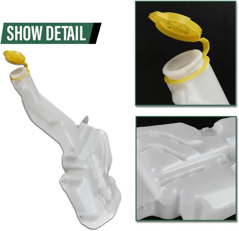 LQI Washer Reservoir Windshield Tank Compatible with Jeep Cherokee 2019-2023 8406291AA-PFM, 16996785, CH1288274 White in Saudi Arabia