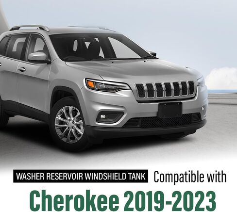 LQI Washer Reservoir Windshield Tank Compatible with Jeep Cherokee 2019-2023 8406291AA-PFM, 16996785, CH1288274 White in Saudi Arabia