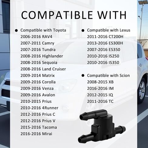قطعتان من فوهات غسالة الزجاج الأمامي، استبدال فوهة رش الزجاج الأمامي المتوافقة مع Toyota Lexus Scion، ملحقات السيارة البديلة لفوهة الزجاج الأمامي OEM#85321-28020 in Saudi Arabia
