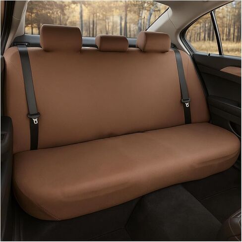 Car Back Seat Cover, Soft-Touch Anti Slip Scratch Resistant Vehicle Towel Rear Bench Protector, Dustproof Auto Interior Rear Seat Protective Mat, Universal for Automobile RV Lorry (Black) in Saudi Arabia