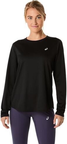 ASICS Women's Silver Long Sleeve TOP Running Apparel in Saudi Arabia