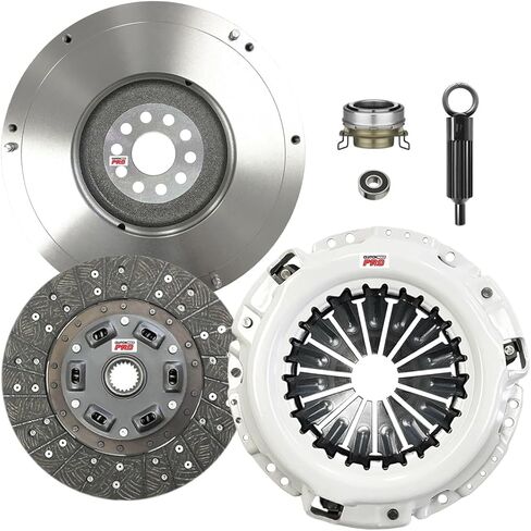 طقم القابض ClutchMaxPRO Performance Stage 1 مع دولاب الموازنة متوافق مع 1996-2000 Toyota 4Runner 1994-1998 T100 1995-2004 Tacoma 2.7L (CP16070HDFW-ST1) in Saudi Arabia