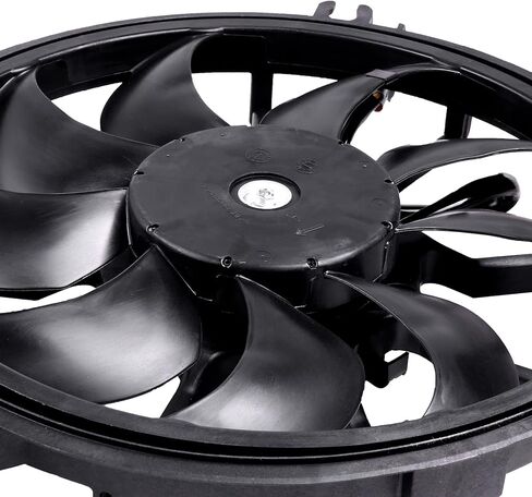 Cooling Fan Assembly Compatible with 2007-2016 for Nissan for Altima 2.5L 2007-2016 for Nissan for Altima 3.5L, Black Radiator Fan Direct Fit Replacement for Engine Cooling Fan in Saudi Arabia