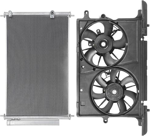 Radiator Cooling Fan Assembly Compatible with 2008-2015 for Scion for xB 2.4L,Radiator Fan Direct Fit Replacement for Engine Cooling Fan & Engine A/C Condenser in Saudi Arabia