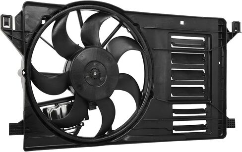 Cooling Fan Assembly Compatible with 2010-2013 for Mazda for 3 2.5L 2010 2012 2013 for Mazda for 3 Sport 2.0L, Black Radiator Fan Direct Fit Replacement for Engine Cooling Fan in Saudi Arabia