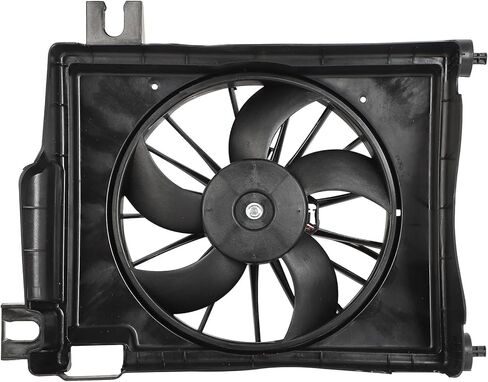 Cooling Fan Assembly Compatible with 2002-2008 for Dodge for Ram 1500 4.7L 2002-2008 for Dodge for Ram 2500 5.9L, Black Radiator Fan Direct Fit Replacement for Engine Cooling Fan in Saudi Arabia