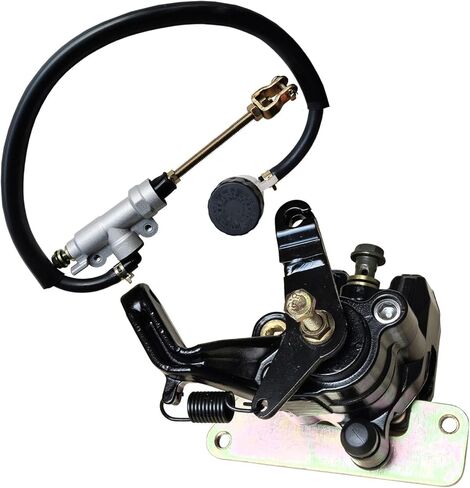 مجموعة أسطوانة الفرامل الخلفية والفرجار مع فرامل الانتظار والوسادات المتوافقة مع سوزوكي ATV Quadracer 450 LTR450 2006-2009 Quadsport LTZ400 2003-2013 OEM # 69100-33H00-999 69600-07G00 in Saudi Arabia
