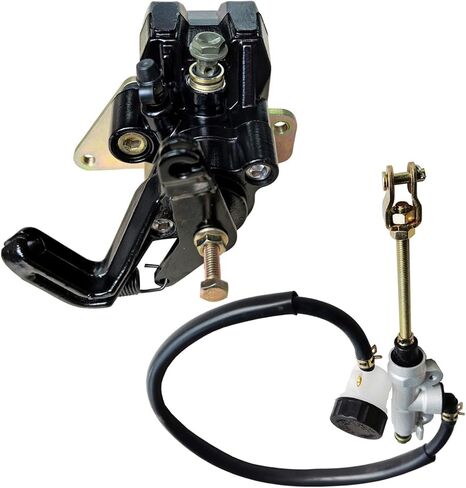 مجموعة أسطوانة الفرامل الخلفية والفرجار مع فرامل الانتظار والوسادات المتوافقة مع سوزوكي ATV Quadracer 450 LTR450 2006-2009 Quadsport LTZ400 2003-2013 OEM # 69100-33H00-999 69600-07G00 in Saudi Arabia