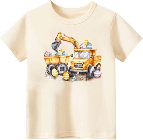 Toddler Shirts for Boys Grils Kids,Short-Sleeve Kids' Easter Shirts – Fun & Cute Designs Easter Shirt, 2-6T in Saudi Arabia