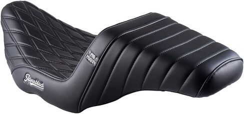 مقعد Advanblack ProMonkey Extended Reach Touring طويل القامة - متوافق مع 2023-2025 CVO Street Glide FLHXSE FLTRXSE & 2024 FLHX FLTRX FLHXU FLTRXSTSE (خياطة زرقاء) in Saudi Arabia