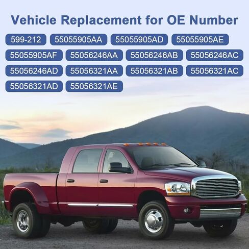 599-212 وحدة التحكم في المناخ HVAC المتوافقة مع دودج رام 1500 2500 3500 2002-2005، داكوتا 2001-2004 استبدال لوحة التحكم A/C لـ 55055905AA 55055905AD 55055905AF in Kuwait