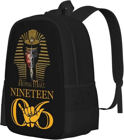 Large Backpack Personalized Laptop Ipad Tablet Travel, Black, One Size in Saudi Arabia