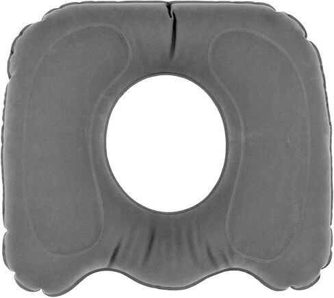 Inflatable Donut Seat Cushion for Long Sitting Leakproof Inflatable Donut Pillow Adjustable Lightweight Chair Seat Cushion Reusable Donut Pillow Cushion for Tailbone Postpartum Relieve P in Saudi Arabia