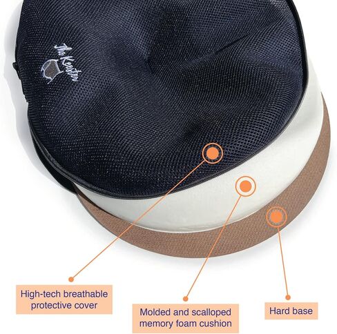 Keester Back and Hip Alignment Seat Cushion, The, for Proper Alignment, Tailbone Pain, Hip Pain and Back Pain in Saudi Arabia