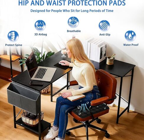 Inflating Pressure Relief Cushion, Breathable 3D Air Cell Seat Cushion, Suitable for Long Flights Office, Wheelchair, Cars Sedentary People to Use Relieves Sciatica in Saudi Arabia