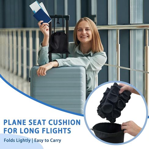 Inflating Pressure Relief Cushion, Breathable 3D Air Cell Seat Cushion, Suitable for Long Flights Office, Wheelchair, Cars Sedentary People to Use Relieves Sciatica in Saudi Arabia