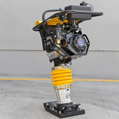 الثقيلة ستارك الولايات المتحدة الأمريكية 6.5HP 213 رطل المشي وراء القفز جاك ضاغط البناء الخرساني الذي يعمل بالغاز DIY جاك العبث لكمة 13 "× 11.4" لوحة in Kuwait
