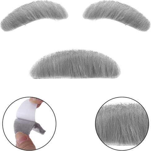 5 PCS Old Man Costume 100 Day of School Grandpa Costume Bow Tie Mustache Glasses Suspenders for 1920s Grandpa Dress Up in Saudi Arabia