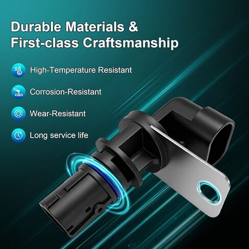 Crankshaft Position Sensor Compatible with Chevy Silverado 1500 Avalanche Suburban Tahoe Trailblazer Camaro Express GMC Envoy Sierra Yukon Savana Cadillac Escalade Buick Replaces 12555566, 12560228 in Saudi Arabia