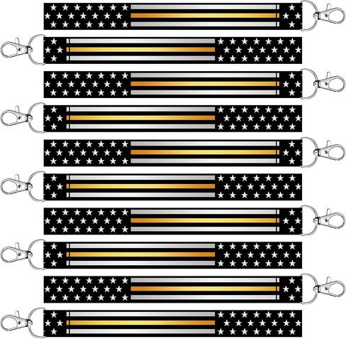 Ecally 50 Pcs 911 Dispatcher gifts Appreciation Week Lanyard Keychains Gifts Bulk Dispatcher Appreciation Week Keychains Supplies in Saudi Arabia