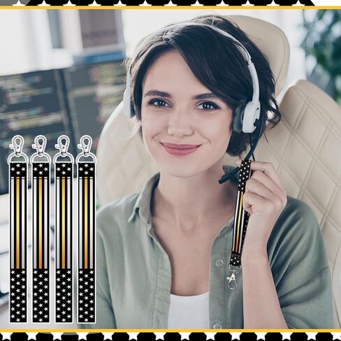 Ecally 50 Pcs 911 Dispatcher gifts Appreciation Week Lanyard Keychains Gifts Bulk Dispatcher Appreciation Week Keychains Supplies in Saudi Arabia