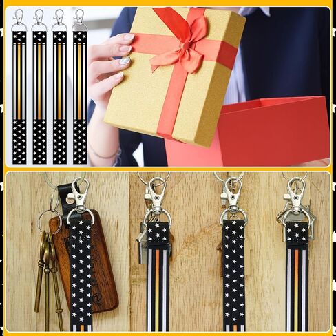 Ecally 50 Pcs 911 Dispatcher gifts Appreciation Week Lanyard Keychains Gifts Bulk Dispatcher Appreciation Week Keychains Supplies in Saudi Arabia