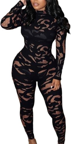 المرأة الدانتيل حللا مثير محض كم طويل Bodycon حللا Clubwear حزب الخروج حللا in Kuwait